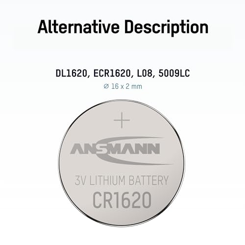 ANSMANN Piles lithium 5020072 CR1620 blister de 1