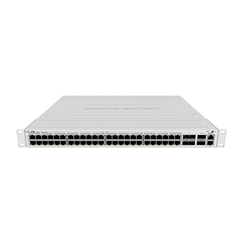 MikroTik CRS354-48P-4S+2Q+RM Commutateur Réseau Géré L3, 48x Ethernet Gigabit, PoE, 4x SFP+, 2x QSFP+