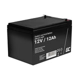 Green Cell AGM Battery 12V 12Ah - Batterie - 12.000 mAh Sealed Lead Acid (VRLA)