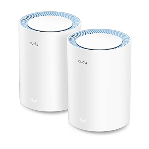 Cudy M1200 2-pack Bi-bande (2,4 GHz / 5 GHz) Wi-Fi 5 (802.11ac) Blanc 1 Interne