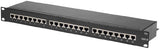 Panneau de brassage 19" 1U 24 ports CAT6 STP