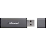 INTENSO Clé USB 2.0 Alu Line - 8 Go Anthracite