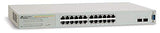 ALLIED 24x port x10/100/1000BaseT WebSmart switch with 4 unpopulated SFP bays