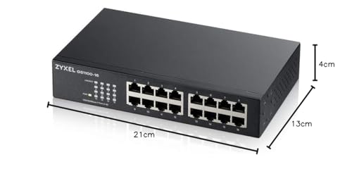 Zyxel GS1100-16 Non-géré Gigabit Ethernet (10/100/1000)