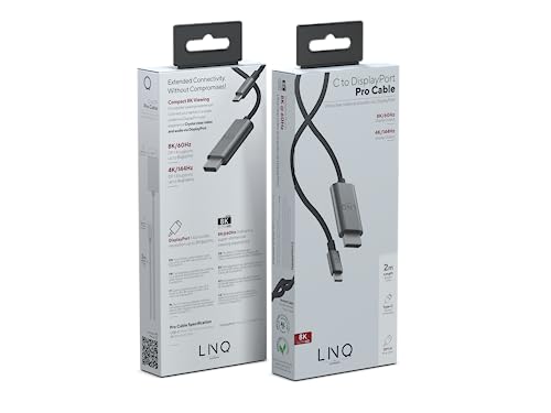 LINQ Cordon DisplayPort - USB Type-C 2 m