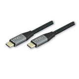 MCL USB 3.2 Type C mesh cable Gen2 10G 100W 5A - 2m