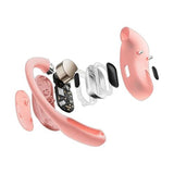 SHOKZ Casque à conduction osseuse OpenFit Air rose