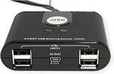 ATEN US224 Hub 4 ports USB 2.0 commutables vers 2 PC/MAC