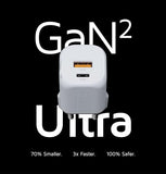 XTORM Chargeur mural écologique XEC035 35 W 2 ports USB-A USB-C PD certifié GRS