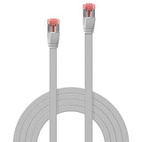 LINDY Cat.6 U/FTP Flat Patch Cable Grey 2m