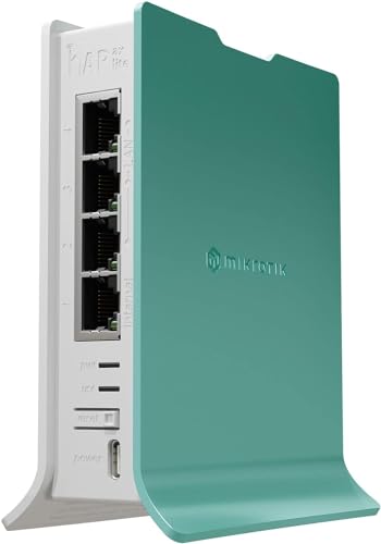 Mikrotik hAP routeur sans fil Gigabit Ethernet Monobande (2,4 GHz) Vert, Blanc