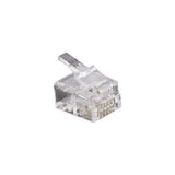 Connecteur à sertir 6P4C RJ11 UTP Téléphonie - lot de 10