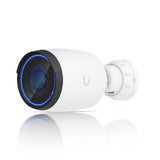 Ubiquiti UVC-AI-Pro-White Camera industrielle 4K avec zoom optique et fonctionnalités d'IA, couleur blanche.