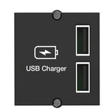 BACHMANN Plastron chargeur 2 ports USB