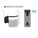 MOBILIS Étui Holster portable poignée pistolet + Ceinture + Cuissarde - Taille M