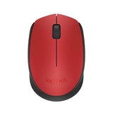 LOGITECH M171 Mouse right and left-handed wireless 2.4 GHz USB wireless receiver black blue