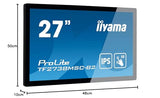 Iiyama ProLite TF2738MSC-B2 - 68,6 cm (27") - 1920 x 1080 pixels - Full HD - LED - 5 ms - Noir