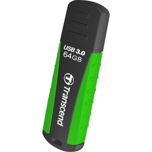 TRANSCEND Cle USB 3.0 JetFlash 810 - 64Go Noir/Vert