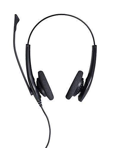 Jabra Biz 1500 Duo USB Casque Avec fil Arceau Bureau/Centre d'appels USB Type-A Noir