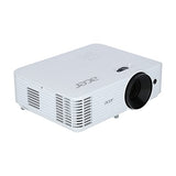 ACER H5386BDi DLP 720p 1280x720 16:9 4500 ANSI Lumen 20.000:1 35DB HDMI VGA RCA USB A wireless projection white