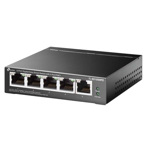 TP-LINK TL-SG105MPE SWITCH 5 PORTS GIGABIT PoE+ 120W