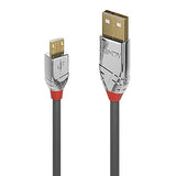 LINDY 0.5m USB 2.0 Type A/Micro-B Cable Cromo Line 480Mbit/s