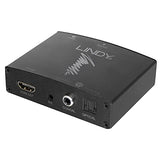 LINDY HDMI 4K Audio Extractor with bypass Resolutions up to UHD 4K Audio through TOSLink and COAXIAL digit. and 3.5mm Stereo analog.