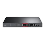 TP-Link TL-SL1218MP Switch 16P 10/100 PoE+192W 2 Giga 2 SPF