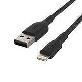 BELKIN BOOST CHARGE USB-A to Lightning Cable Braided 3M Black