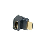 Adaptateur hdmi or m/f coude 90° - modele b
