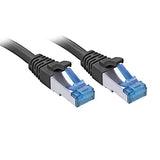 LINDY 2m Cat.6A S/FTP TPE Black TPE Patch Cable