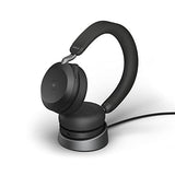 JABRA Evolve2 75 Link380a UC Stereo Stand Black