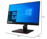 LENOVO ThinkVision T24t-20 - 24p - écran tactile - Full HD 60 Hz - IPS - 4 ms - HDMI DisplayPort USB-C - avec Battery Charging 1.2