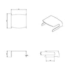 DATAFLEX Support à poser 44550 - 1 écran