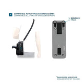 MOBILIS Étui Holster portable poignée pistolet + Ceinture + Cuissarde - Taille M