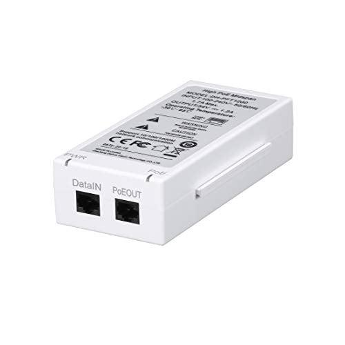 Interface: 1 RJ45 PoE port, 1 RJ45 port