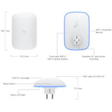Ubiquiti U6-EXTENDER Networks UniFi6 Extender 4800 Mbit/s Blanc