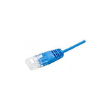 Cordon téléphonique RJ45 / RJ45 UTP 1 paire 4/5 bleu - 3 m