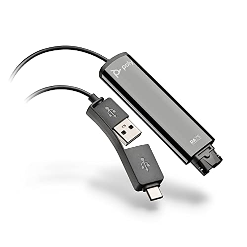 POLY DA75 Adaptateur USB-A/C - QD pour casque EncorePro