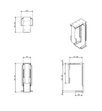 DATAFLEX Support UC Top Grip réglable - Noir 32313