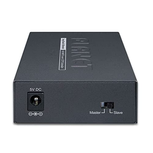 PLANET 1-Port 10/100TX Ethernet over Émetteur et récepteur réseau Noir