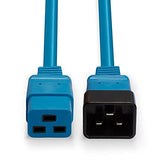 LINDY 2m IEC C19 to C20 Extension Cable Blue