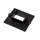 BACHMANN Plastron vide 1 embase keystone (RJ45, USB, HDMI)