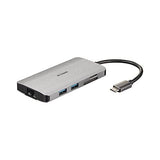 D-LINK USB-C 8-en-1 HDMI SD /microSD card reader and charging