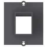 BACHMANN Plastron vide 1 embase keystone (RJ45, USB, HDMI)