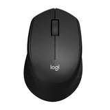 LOGITECH M330 SILENT PLUS Mouse 3 buttons wireless 2.4 GHz USB wireless receiver blue