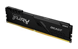 KINGSTON 16Go 3600MHz DDR4 CL18 DIMM FURY Beast Black