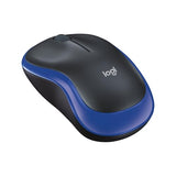 LOGITECH M185 Mouse optical wireless 2.4 GHz USB wireless receiver blue