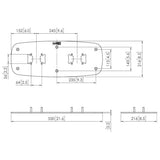 VOGEL S Plaque de montage au sol PFF 7070