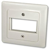 LINDY Face Plate DE for 1 SnapIn Module Face plate with cover 80x80